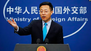 Juru bicara Kementerian Luar Negeri China Zhao Lijian