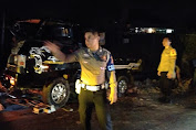 Polsek Ciampea bersama Unit Laka Lantas Tangani Kecelakaan di Jln Raya Ciampea.