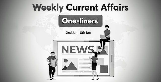 Weekly Current Affairs (2nd to 8th Jan 2022)