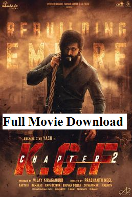 KGF Chapter 2 (2022) HDRip full Movie Download 720p 1080p Mkvcinema 123MKV Filmywap
