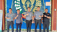 Pererat Silaturahmi, Ketua PWI Lampung Timur Kunjungi Rutan Kelas IIb Sukadana
