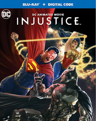 Injustice 2021 Animated Film on DVD and Blu-ray