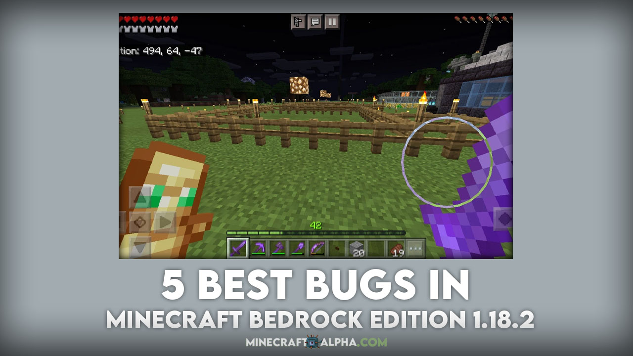 5 Best Bugs In Minecraft Bedrock Edition 1.18.2