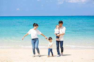 沖縄 家族写真 海 ロケーションフォト フォートカノア