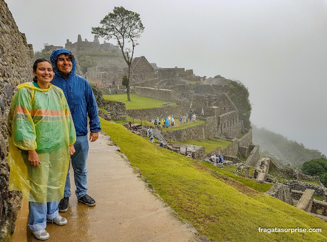 Chuva em Machu Picchu