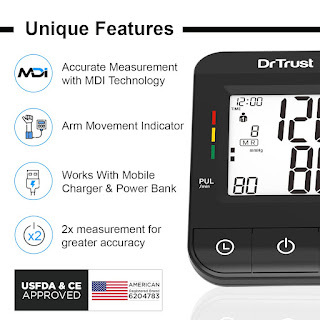 Dr Trust (USA) Fully Automatic Comfort Digital Blood Pressure