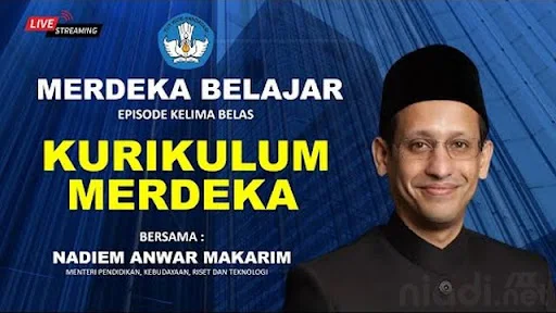 Kurikulum Merdeka, Mendikbud Ristek Dikti Nadiem Anwar Makarim