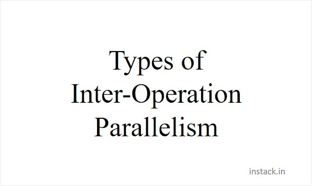 Types of Inter-Operation Parallelism