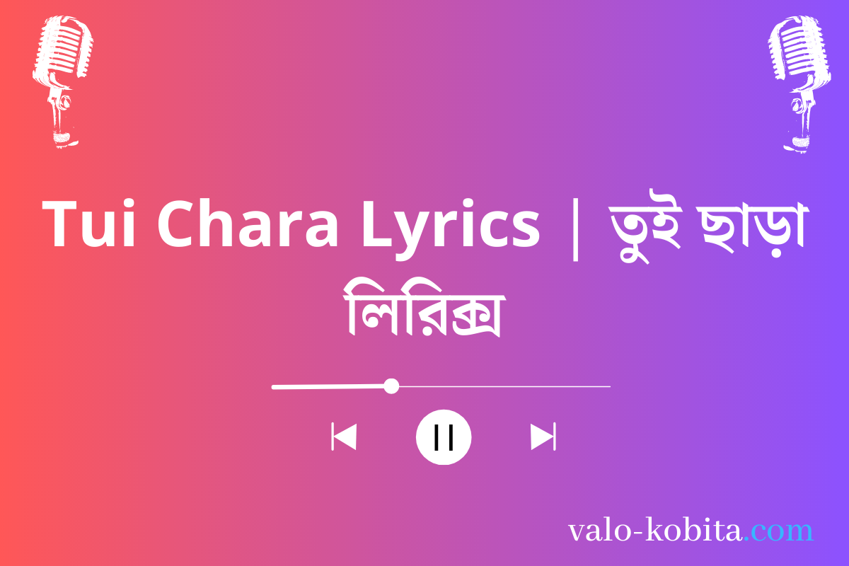 Tui Chara Lyrics | তুই ছাড়া লিরিক্স