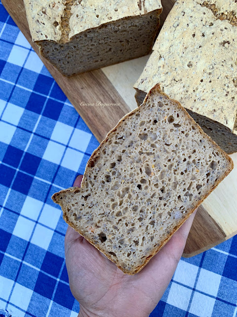 Pan con boniato y semillas de chía