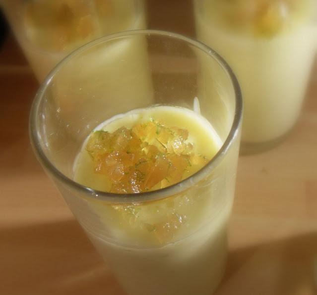 Lime and Ginger Posset