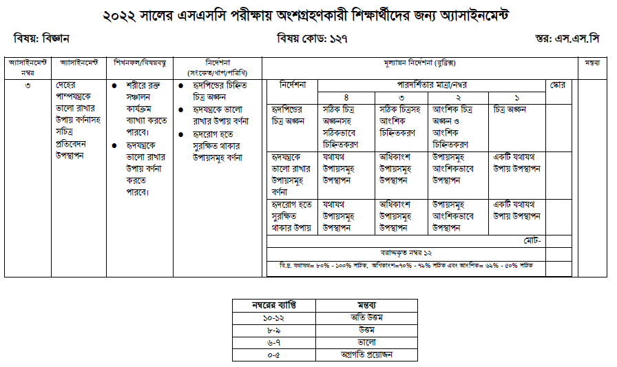 এসএসসির পরীক্ষার্থীদের ১৩ তম সপ্তাহের অ্যাসাইনমেন্ট 