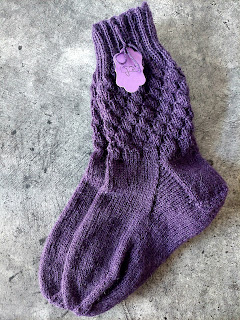 selbst gestrickte Socken