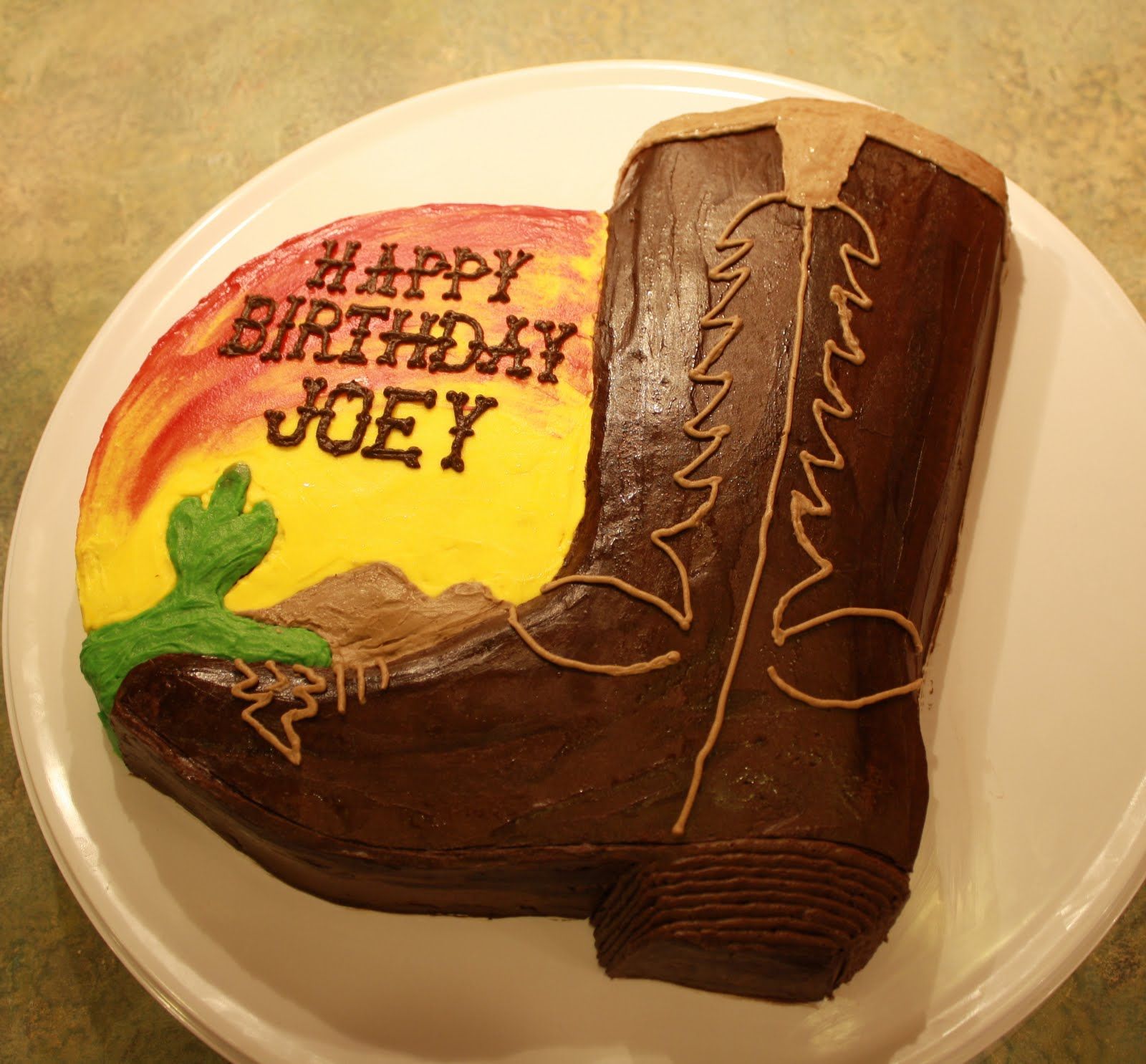 cowboy cakes for birthdays