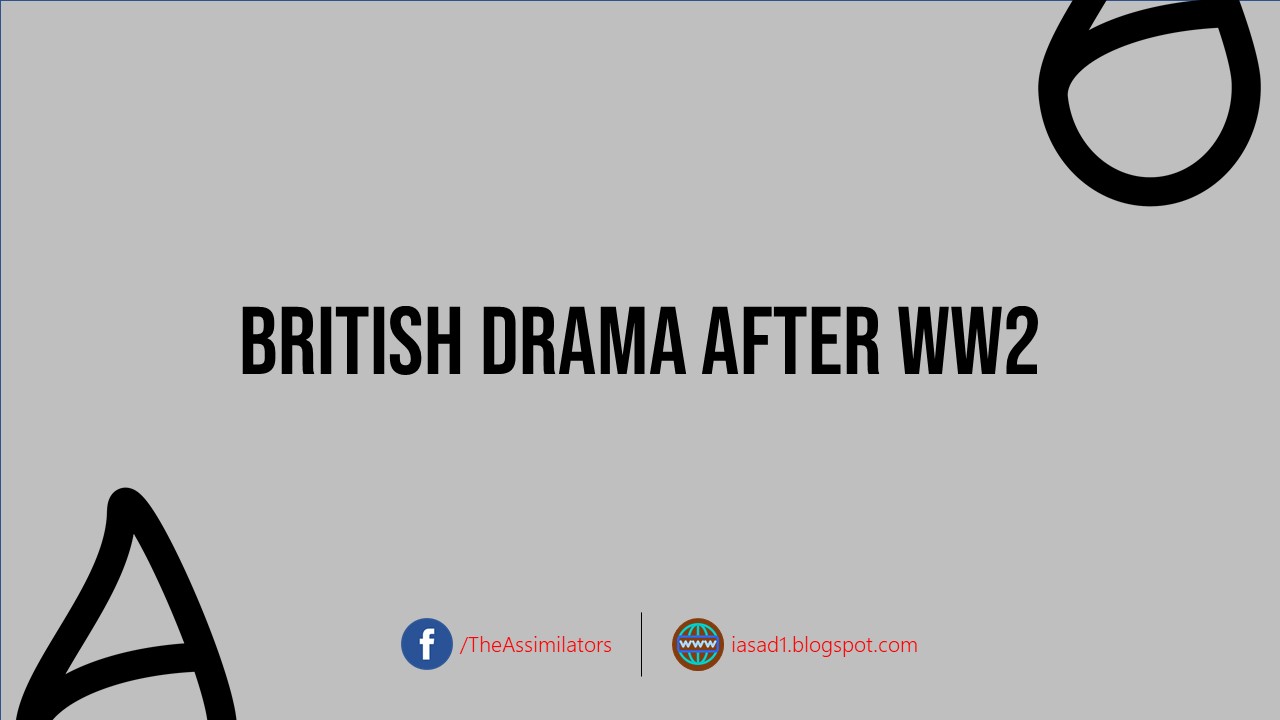 British Drama After World War Second