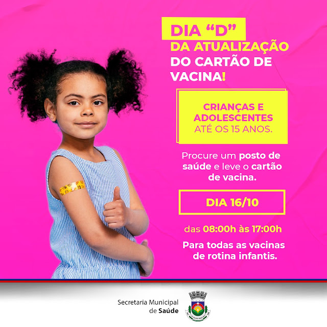 LEM: Dia D da Campanha de Multivacinação será neste sábado, dia 16