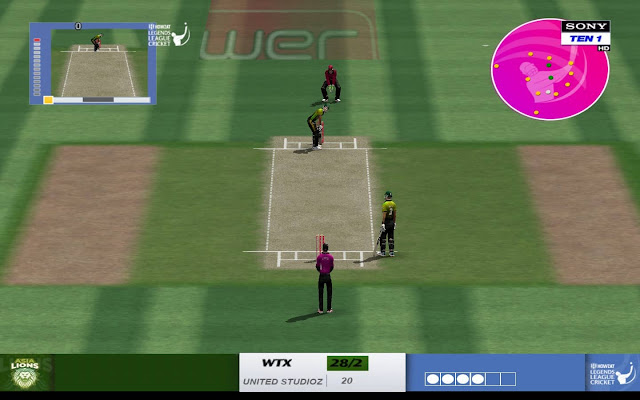 Legends League Cricket 2022 Overlay + Menu EA Sports Cricket 07