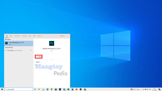 Jalankan Aplikasi Photoshop