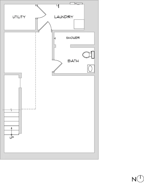 drawing of basement plan