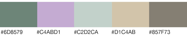 Light-Blue-Green (C2D2CA) triad colors