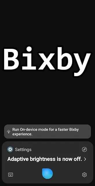 Notification from Bixby Picture