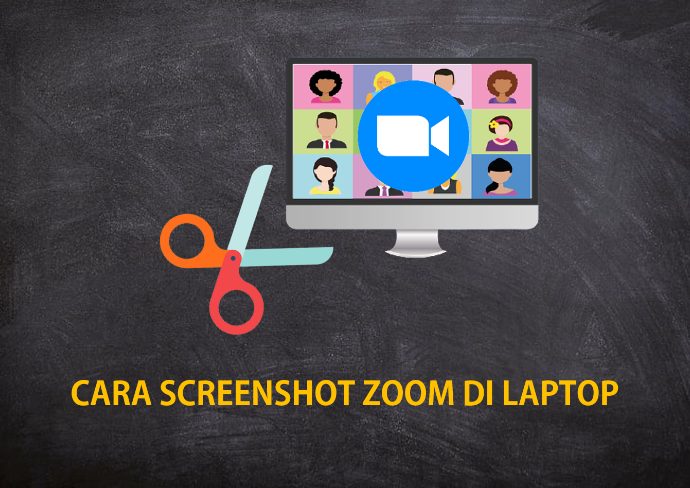 cara screenshot Zoom di laptop