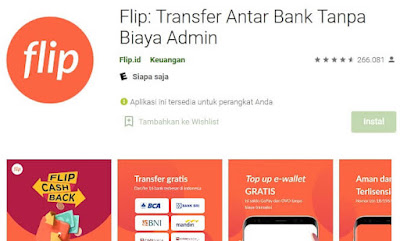 aplikasi transfer antar bank tanpa admin