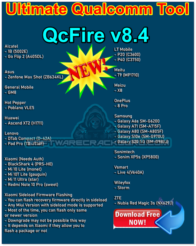 UMTv2/UMTPro QcFire v8.4 - Xiaomi Sideload Flashing, Samsung and more...