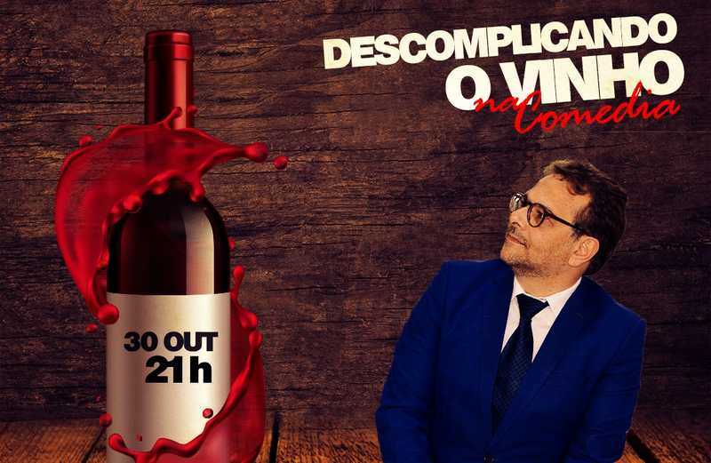 O humorista Di Morais e o especialista em vinhos Alexandre Santucci se reúnem, em 30 de outubro, para um show de stand-up comedy no Acústico Business, casa já consagrada no circuito cultural de São Paulo.