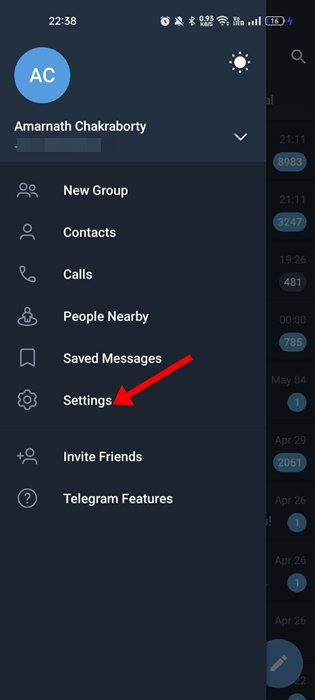 منع إضافة القنوات في Telegram Android