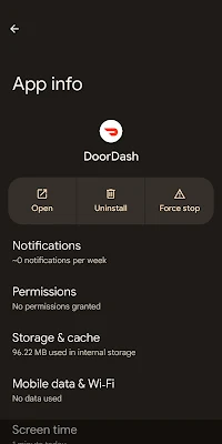 Doordash app fix