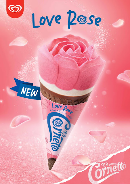 CORNETTO LAUNCHES INNOVATIVE ROSE-SHAPED ICE CREAM WITH A PEACHY TWIST