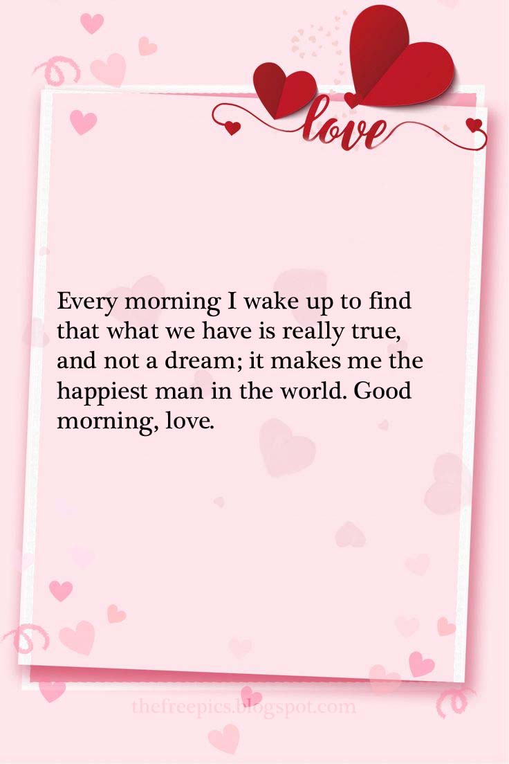 good morning love message for her to fall in love