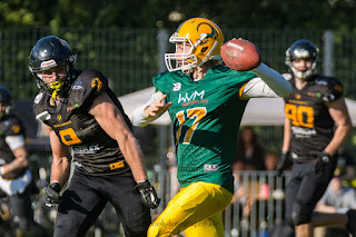 Sportfotografie American Football Münster Blackhawks Olaf Kerber