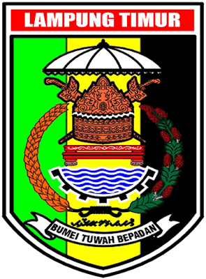 Logo / Lambang Kabupaten Lampung Timur - Latar (Background) Putih & Transparent (PNG)