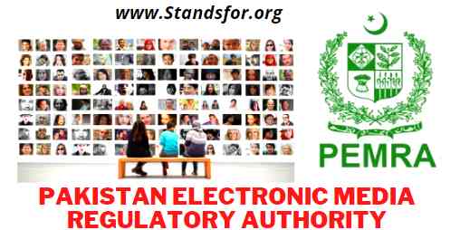 PEMRA-PEMRA Stands for Pakistan Electronic Media Regulatory Authority.