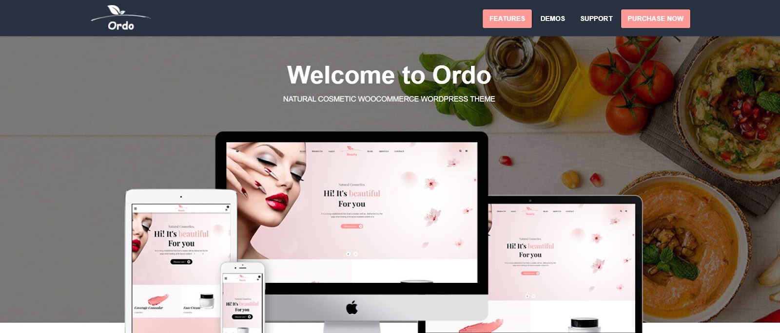 Ordo Natural Cosmetic WooCommerce WordPress Theme