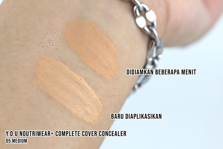 Review YOU Noutriwear Complete Cover Concealer 05 Medium