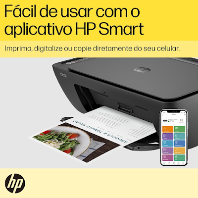 Impressora Multifuncional HP Deskjet Ink Advantage 2874 Colorida, Wi-Fi Scanner, USB. Tecnologia de impressão Jato de Tinta Térmico. Funções: Impressão, cópia, digitalização. Cor ‎Preta (6W7G2A)
