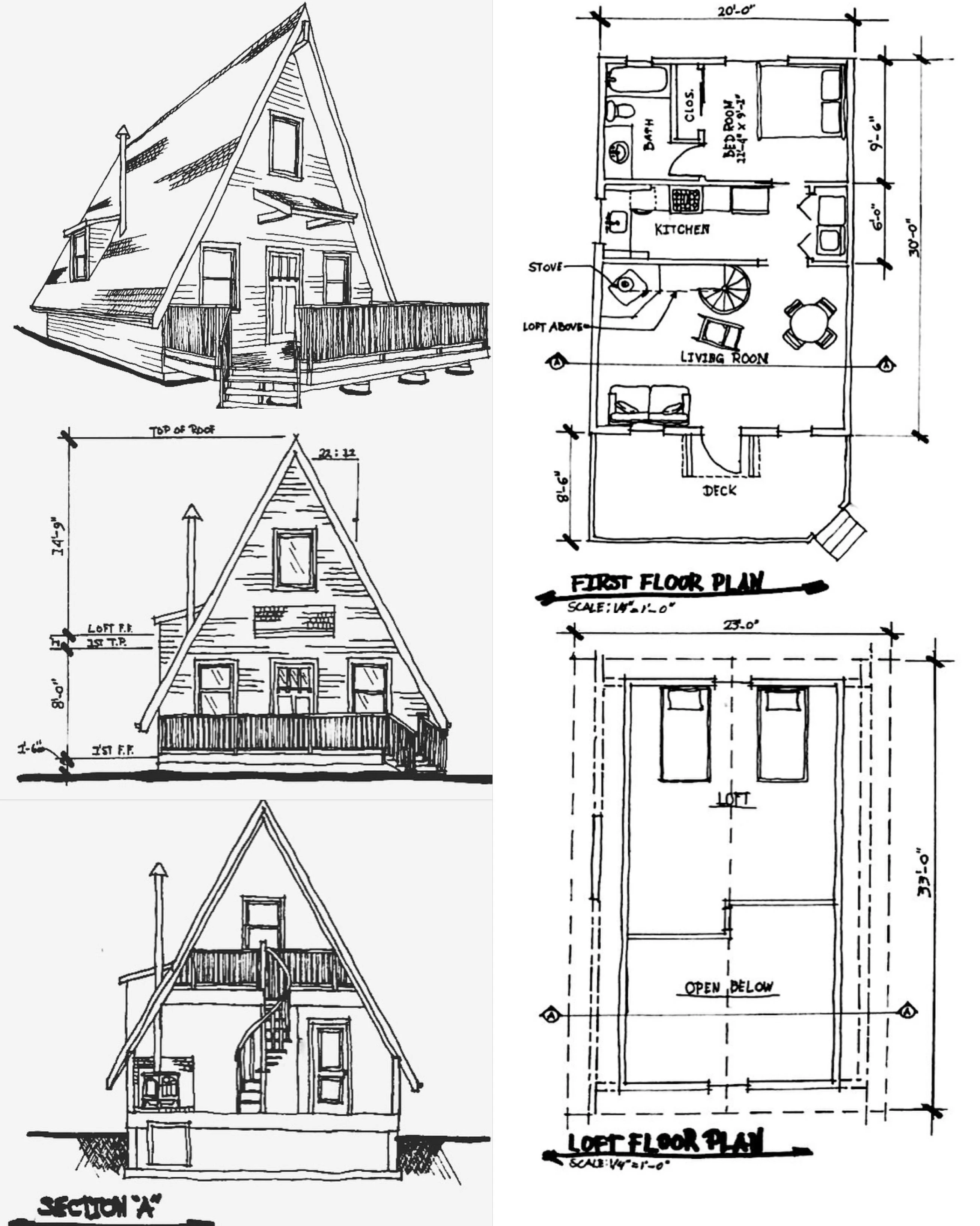 Pin by Shazkia Aulia on xDream Wedding | A frame cabin plans, A frame house, A frame house plans
