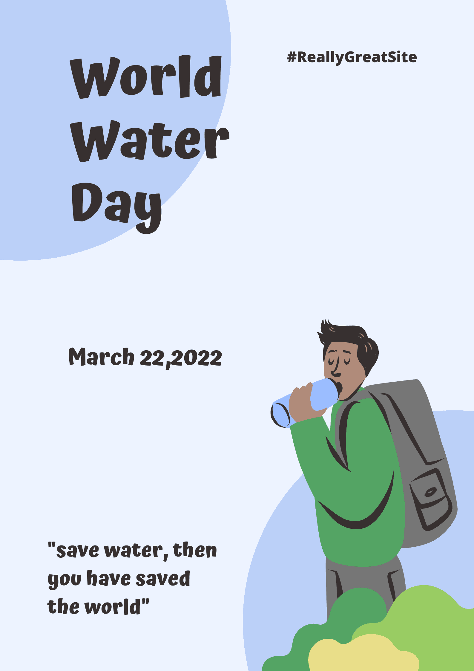 world water day poster
