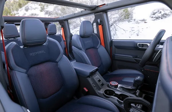 Interior Ford Bronco Raptor