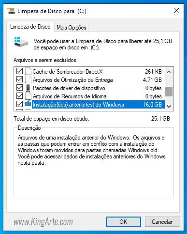 Como liberar espaço em disco no Windows 10 apagando arquivos temporários