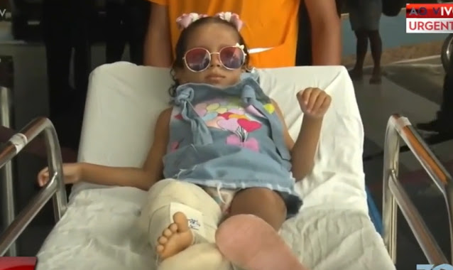 ‘Deus estava do lado dela’, diz mãe de menina de 5 anos que sobreviveu a atropelamento