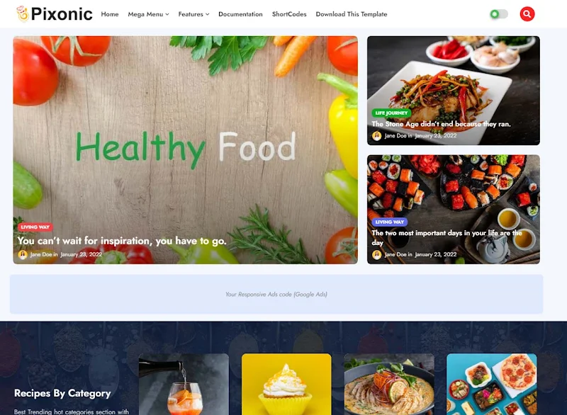 Blogger Template Pixonic