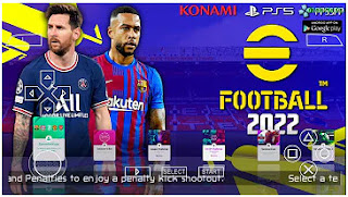 Download Game PES 2022 PPSSPP New pembaruan Face Best Graphics HD Camera PS5 And Latest Update Transfer