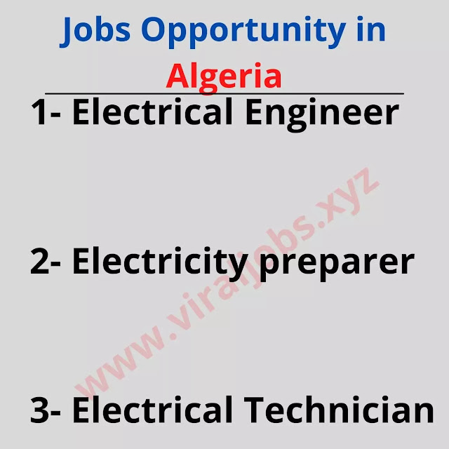 Jobs Opportunity in Algeria