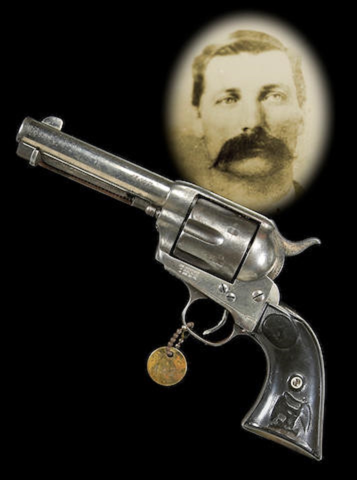 A COLT SINGLE ACTION ARMY REVOLVER ATTRIBUTED TO OUTLAW BILL DOOLIN ~