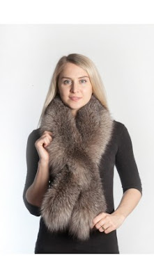 Fox fur scarves