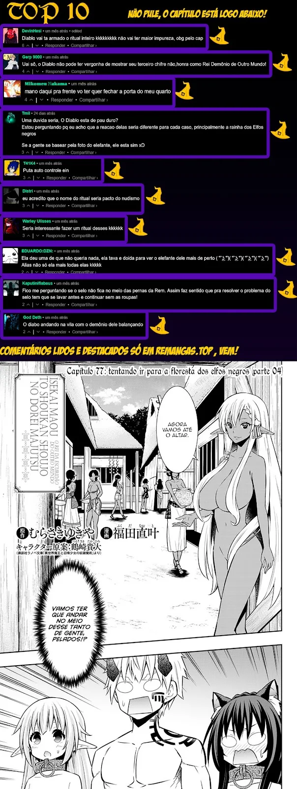 Isekai Maou to Shoukan Shoujo no Dorei Majutsu / How NOT To Summon a Demon
Lord Mangá Online Capítulo em Português PT-BR